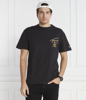 Tommy Jeans T-shirt GOLD SIGNATURE BACK | Regular Fit