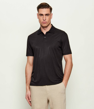 Emporio Armani Polo | Slim Fit | z dodatkiem jedwabiu