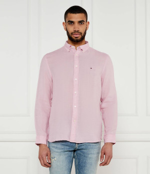 Tommy Hilfiger Lniana koszula PIGMENT DYED | Regular Fit