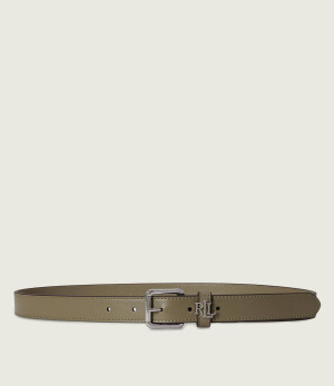 LAUREN RALPH LAUREN Skórzany pasek Logo Keeper