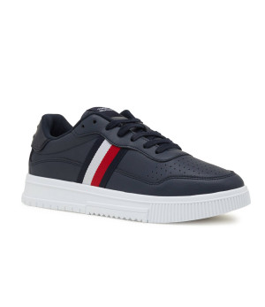 Tommy Hilfiger Skórzane sneakersy SUPERCUP STRIPES