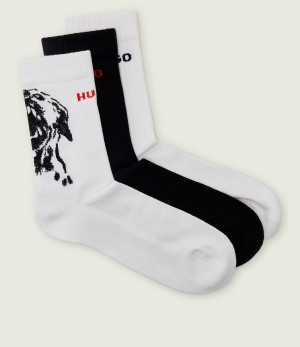 Hugo Bodywear Skarpety 3-pack 3P QS ANGRY DOG CC