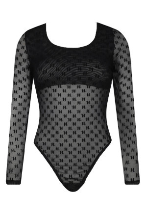 Karl Lagerfeld Body Mesh Ls | Slim Fit