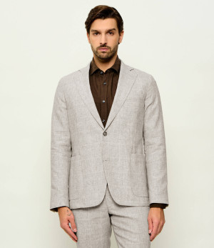 Oscar Jacobson Lniana marynarka Ferry | Regular Fit