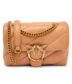Pinko Skórzana torebka na ramię Love Puff Mini
