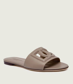 Dolce & Gabbana Skórzane klapki