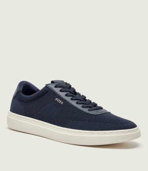 BOSS BLACK Sneakersy Kieran_Tenn_knal | z dodatkiem skóry