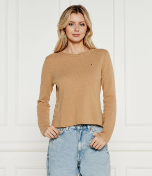 Tommy Hilfiger Wełniany sweter | Regular Fit
