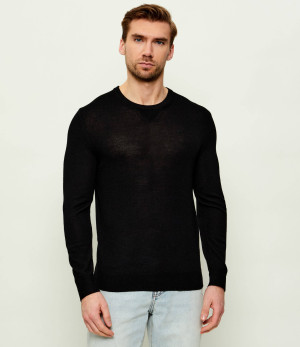Armani Exchange Wełniany sweter | Slim Fit