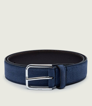 BOSS BLACK Skórzany pasek Madison-B1_NbSt_Sz35