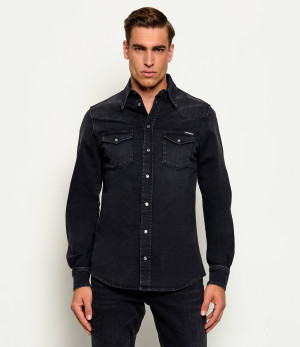 Dolce & Gabbana Jeansowa koszula | Slim Fit