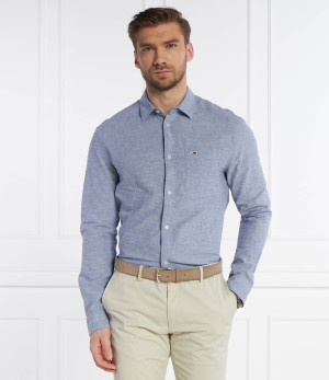 Tommy Jeans Koszula | Regular Fit | z dodatkiem lnu