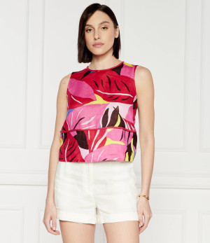 Marella SPORT Lniany top RECESS | Loose fit