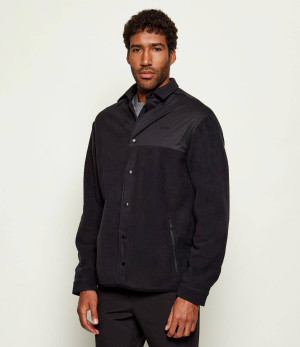 BOSS GREEN Polarowa kurtka ST_Hole19 | Relaxed fit | stretch