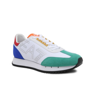 EA7 Sneakersy | z dodatkiem skóry