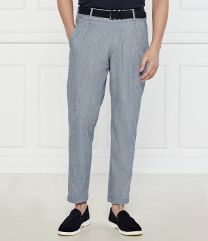 Joop! Jeans Spodnie Hanson | Loose fit | z dodatkiem lnu