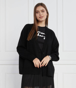 Armani Exchange Kardigan | Regular Fit | z dodatkiem wełny
