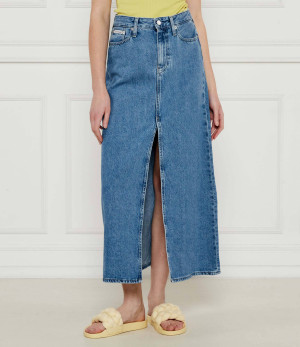 Calvin Klein Jeans Jeansowa spódnica A-LINE