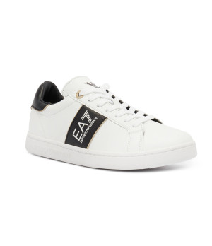 EA7 Skórzane sneakersy