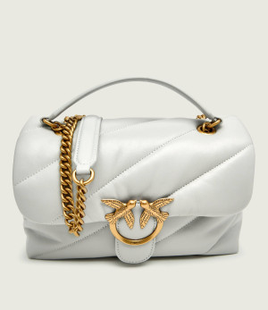 Pinko Skórzana torebka na ramię LOVE CLASSIC PUFF