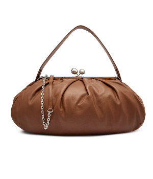 Weekend MaxMara Skórzana torebka na ramię Pasticcino PROVINO