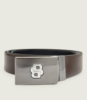BOSS BLACK Skórzany dwustronny pasek B_Icon_Plq_Gb35_pp