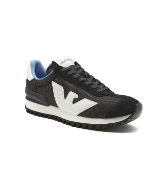 Emporio Armani Sneakersy | z dodatkiem skóry