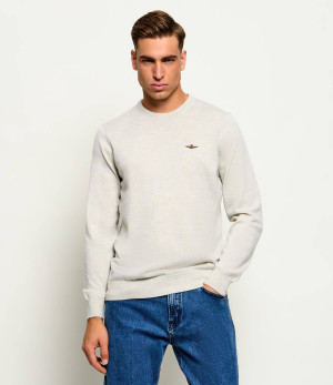 Aeronautica Militare Wełniany sweter | Regular Fit