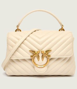 Pinko Skórzany kuferek LOVE LADY PUFF