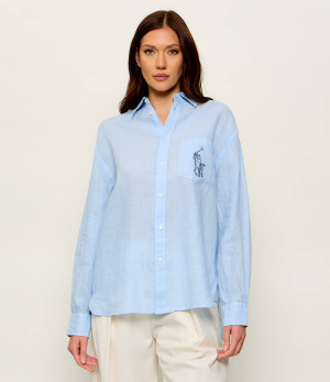 POLO RALPH LAUREN Lniana koszula Pony | Oversize fit