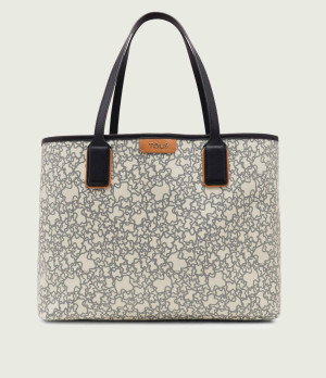 Tous Shopperka + saszetka Kaos Mini | z dodatkiem skóry