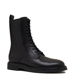TORY BURCH Skórzane botki Double T