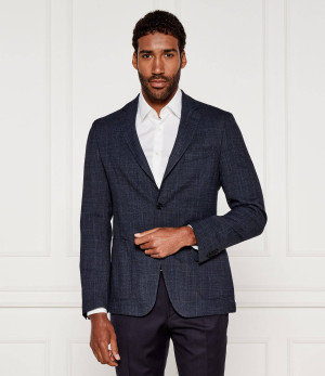 BOSS BLACK Marynarka Hanry | Slim Fit | z dodatkiem wełny
