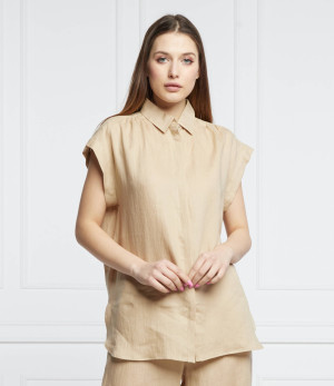 Marella SPORT Lniana koszula INCLUSO | Relaxed fit