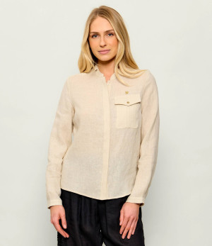 Aeronautica Militare Lniana koszula | Regular Fit