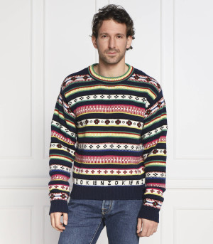 Kenzo Wełniany sweter | Regular Fit