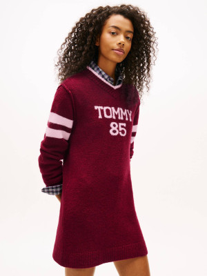 Tommy Jeans Sukienka | z dodatkiem wełny