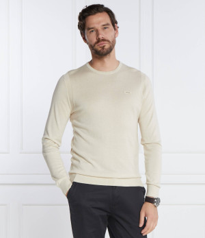 Calvin Klein Sweter SILK BLEND CN | Slim Fit | z dodatkiem jedwabiu