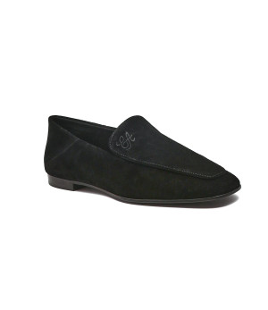 Emporio Armani Mokasyny | zamsz