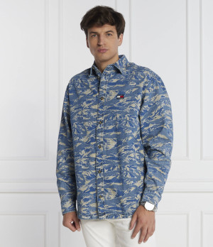 Tommy Jeans Koszula TIGER CAMO | Regular Fit | denim