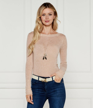 Patrizia Pepe Wełniany sweter | Regular Fit