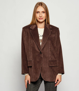 Weekend MaxMara Marynarka FORMIA | Oversize fit | sztruks