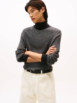Tommy Hilfiger Golf PIMA | Regular Fit | z dodatkiem kaszmiru