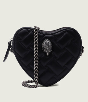 Kurt Geiger Skórzana listonoszka 690-KENSINGTON HEART