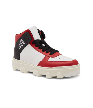 Dsquared2 Skórzane sneakersy