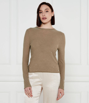 Marc Cain Wełniany sweter | Slim Fit