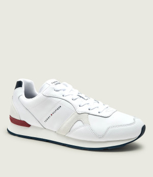 Tommy Hilfiger Skórzane sneakersy T Hilfiger Core Lth Runner | zamsz