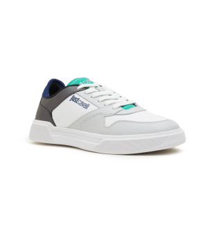 Just Cavalli Skórzane sneakersy