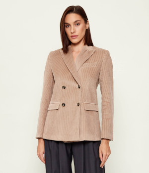 Weekend MaxMara Marynarka KATANGA | Slim Fit | sztruks