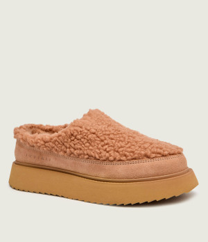 INUIKII Mule Curly Micro | shearling | wełna